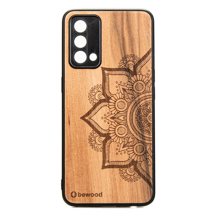 Защитен калъф Realme GT Master, Bewood, Wood/Silicon/Polycarbonate, Mandala pattern, Brown