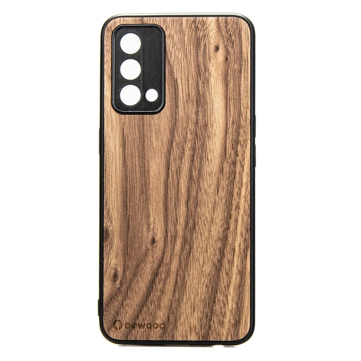 Защитен калъф Realme GT Master, Bewood, дърво/силикон/поликарбонат, кафяв