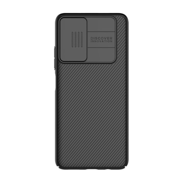 Пластмасов протектор за телефон Nillkin Camshield (силиконова рамка, средна удароустойчивост, защита на камерата, райе) черен Xiaomi Redmi Note 11 5G, Xiaomi Redmi Note 11T 5G, Xiaomi Poco M4 Pro 5G