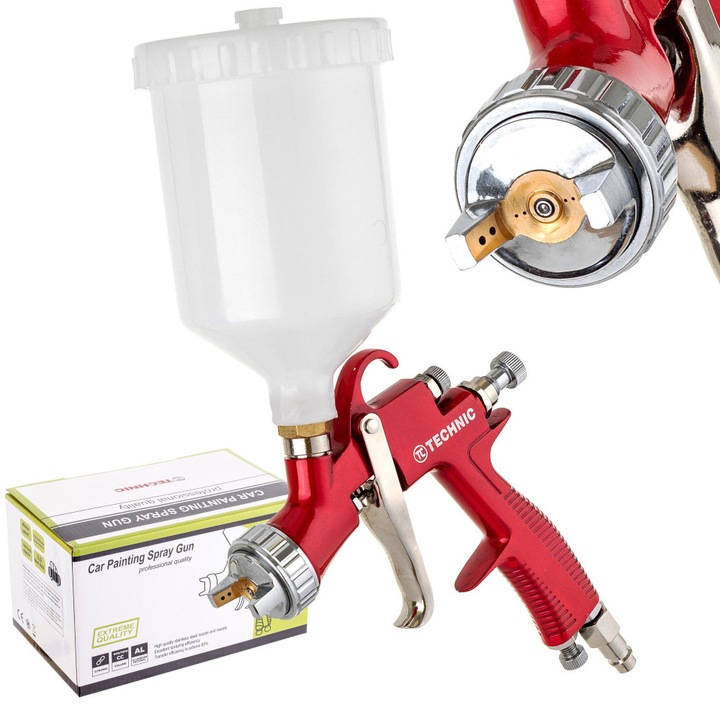 Pistol de pulverizare LVLP 2.0mm 84-110 l/min 600ml l-500