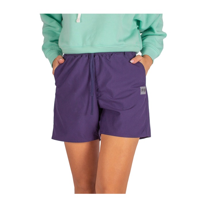 Pantaloni sport scurti de dama, Violet