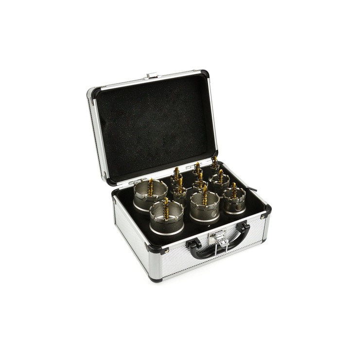 Set 10 carote pentru metal, 16-53 mm, Geko G40202