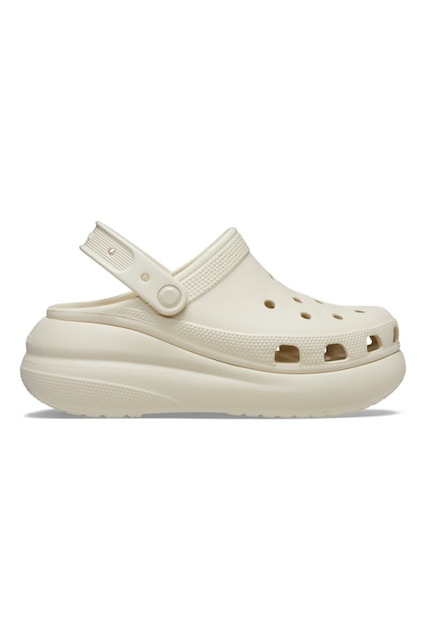 Crocs, Saboti slingback unisex de cauciuc, Alb fildes, 37-38