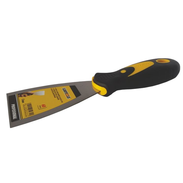 Spaclu inox maner cauciuc 125 mm