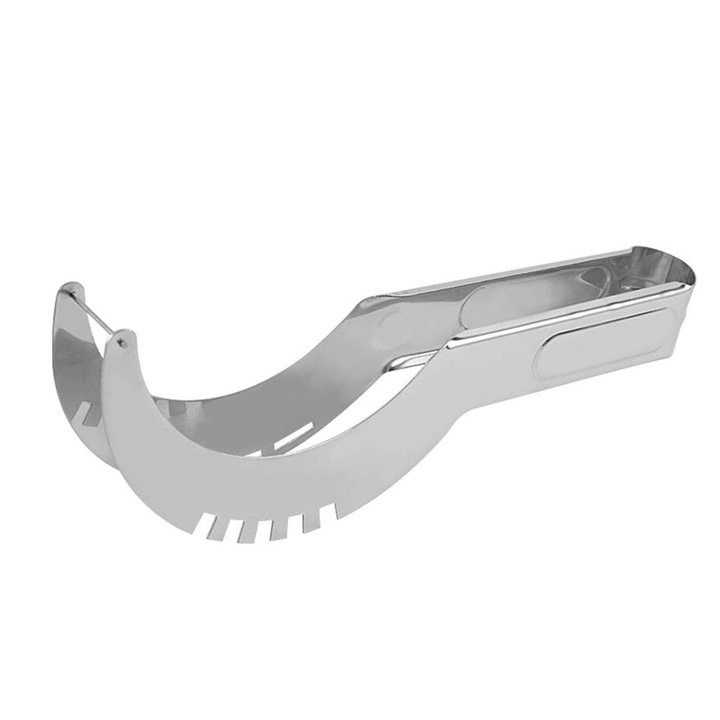 Cleste pentru feliat pepene - MaffStuff®, 22 x 6 x 4 cm, argintiu