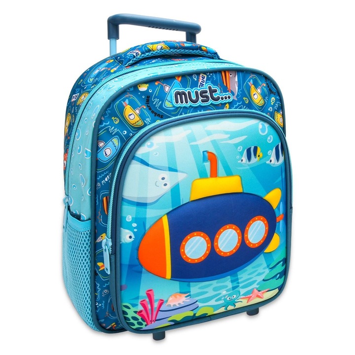 Детска раница, Blue Submarine, С колелца