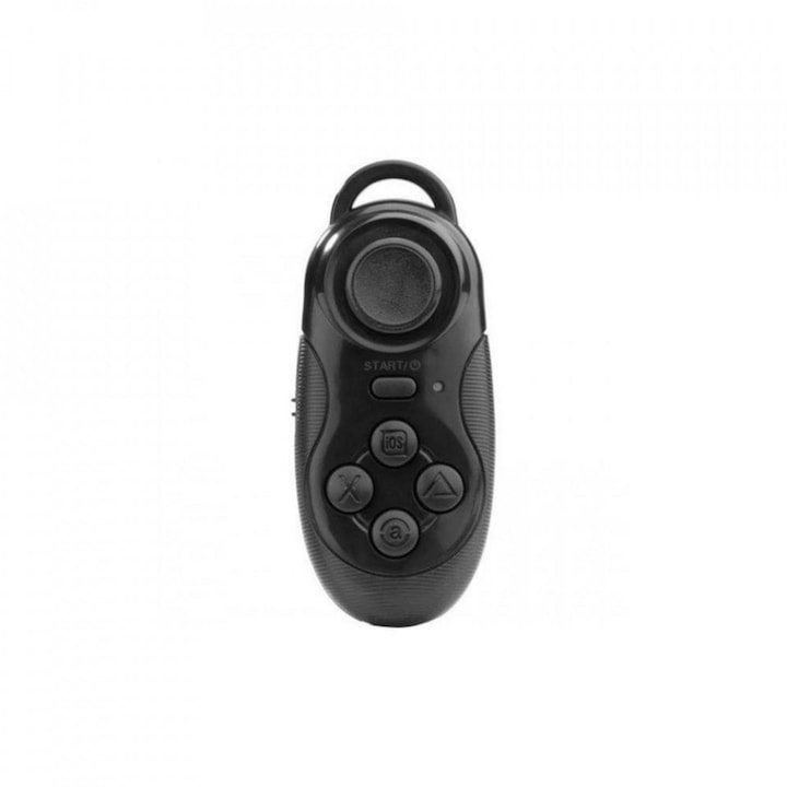 Gamepad távirányító okostelefonhoz vagy táblagéphez, iOS 6.0 vagy újabb és Android 4.2 vagy újabb rendszerrel kompatibilis, fekete