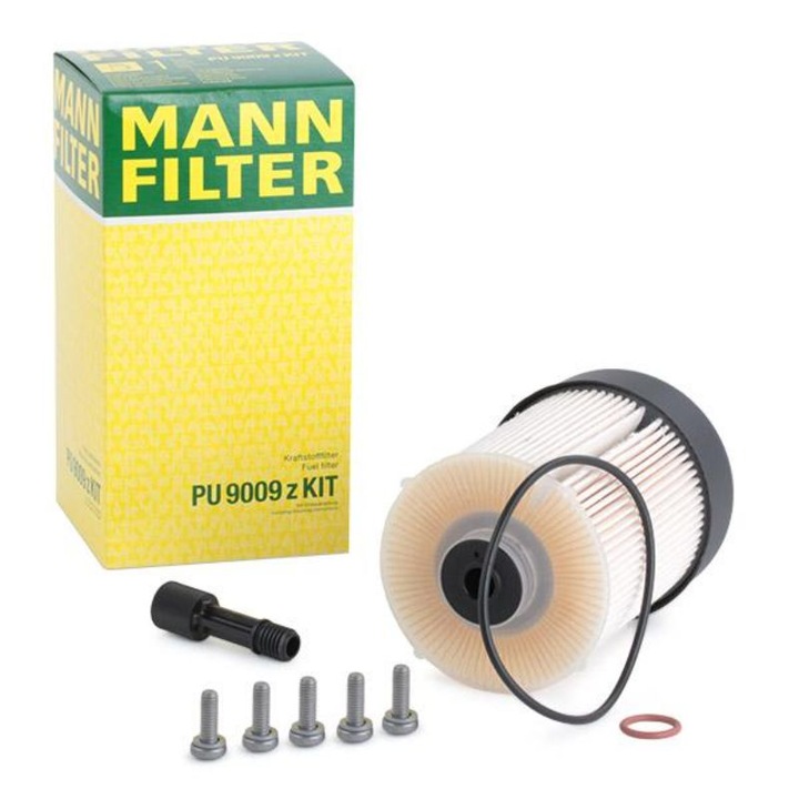 Üzemanyagszűrő, Audi, Mann-Filter, Pu 9009 Z Kit