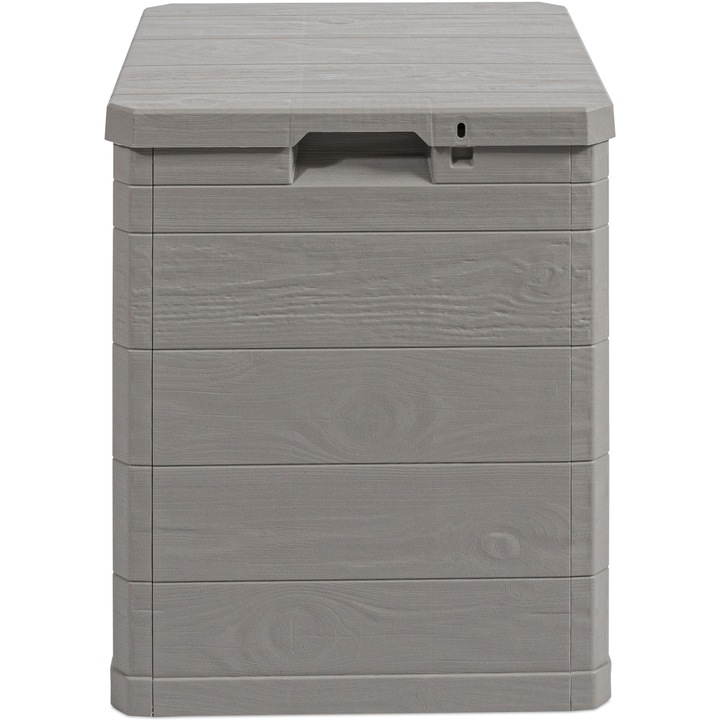 Градинска кутия за съхранение Toomax Woody's, 90 л, Сив, 42,5x44x50 см
