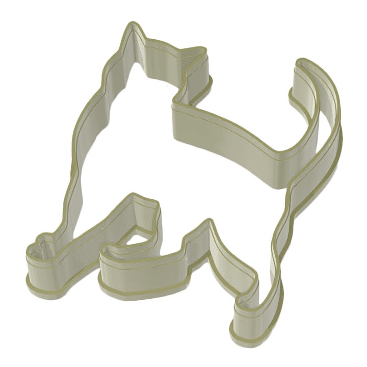 Forma de taiat biscuiti / fursecuri Pisica, bioplastic