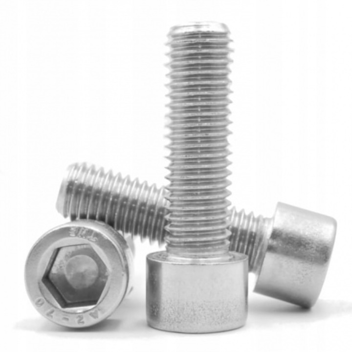 Surub cap imbus fixare clema panou solar INOX M8 x 25