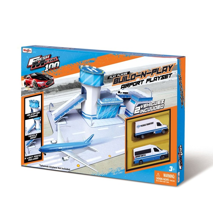 Aeroport Maisto Fresh Metal Downtown cu 2 masinute