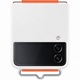 Предпазен калъф Samsung Silicone Cover with Strap за Galaxy Z Flip4, White