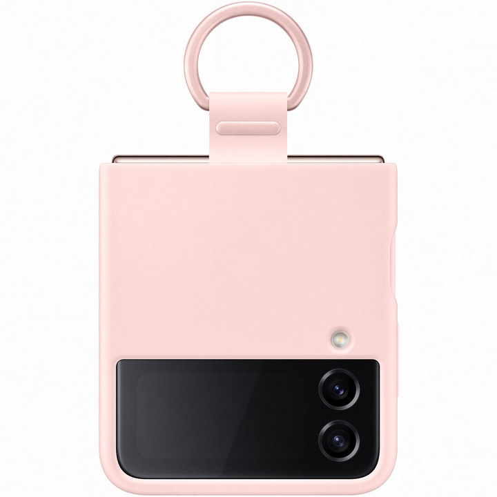 Предпазен калъф Samsung Silicone Cover with Ring за Galaxy Z Flip4, Pink