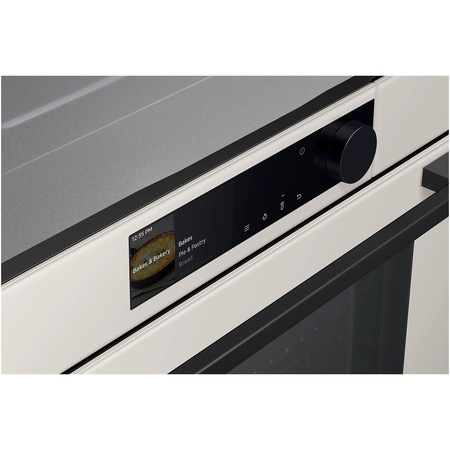 Cuptor incorporabil Bespoke Samsung NV7B665IAE/U2, Electric, 76 l, Autorcuratare catalitica, Air Sous Vide, Dual Cook Steam, Display touch, SmartThings Cooking, Clasa A+, Clean Beige