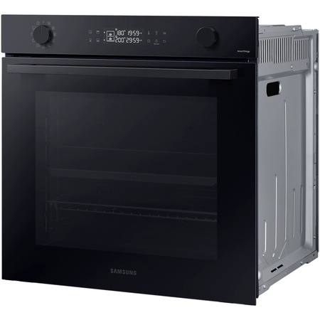 Cuptor incorporabil Bespoke Samsung NV7B44207AK/U2, Electric, 76 l, Autocuratare catalitica, Dual Cook Steam, Display touch, SmartThings Cooking, Clasa A+, Negru