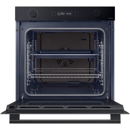 Cuptor incorporabil Bespoke Samsung NV7B41205AK/U2, Electric, 76 l, Autocuratare catalitica, Display touch, SmartThings Cooking, Clasa A+, Negru