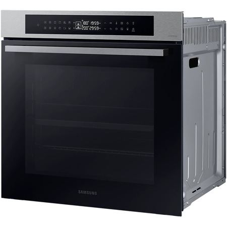 Cuptor incorporabil Bespoke Samsung NV7B4245VAS/U2, Electric, 76 l, Autocuratare catalitica, Dual Cook, Display touch, Air sous vide, SmartThings Cooking, Clasa A+, Negru/Inox