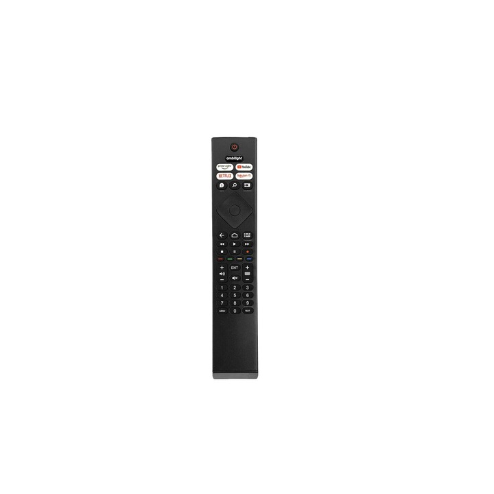 Telecomanda TV Bocu Remotes®, compatibila Philips, 32PFS6906/12, smart, neagra