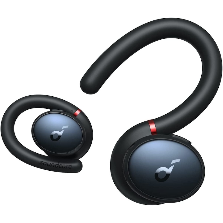 Безжични слушалки Anker Soundcore Sport X10, Bluetooth 5.2, IPX7, Deep Bass, Черен