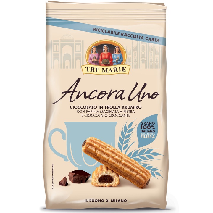 Biscuiti cu ciocolata Krumiro Tre Marie, 300g