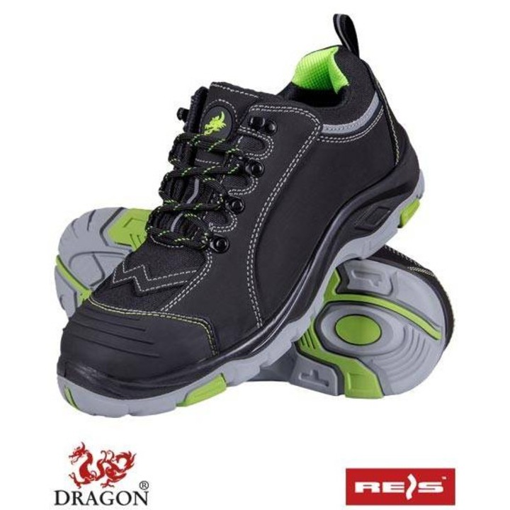 Biztonsági cipő S3, Winson, vízálló nubuk bőr, fém orrvédővel és lamellával, 41-es méret