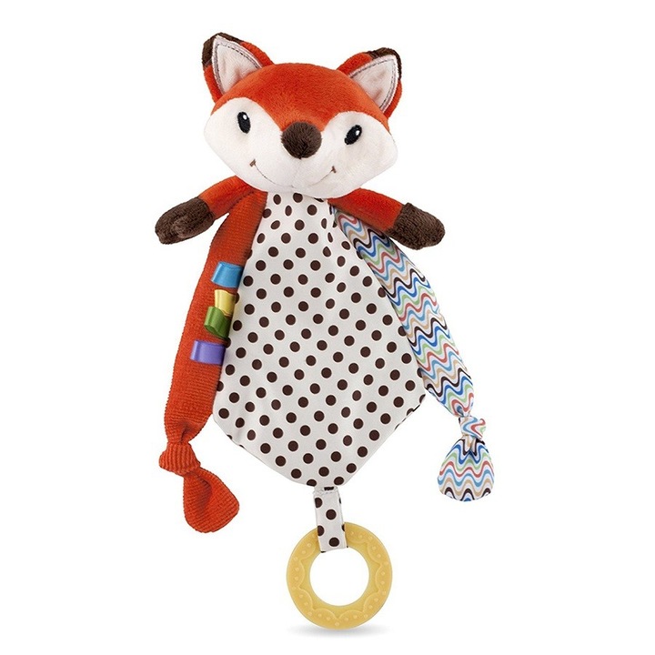 Nuby plüssfigura rágókával- róka