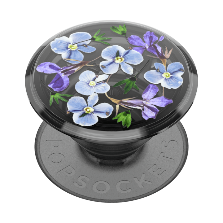 PopGrip® Translucent Black Night Garden ujjtámasz, telefonra szerelhető támaszték