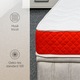 Saltea ortopedica BEST SLEEP Diamond Red, 101x191x18cm, spuma poliuretanica, hipoalergenica, reversibila, antibacteriana, ferma
