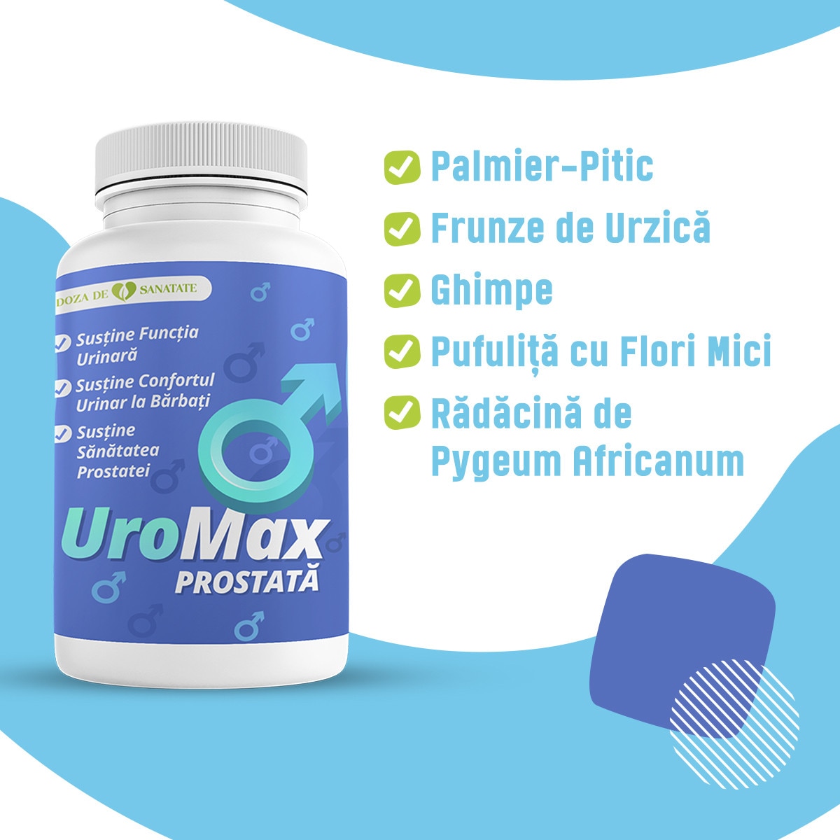 Supliment alimentar prostata Doza de Sanatate UroMax Prostata- 30 ...