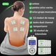 Aparat De Masaj Cu Electrostimulare Pentru Fizioterapie/Electroterapie QENO® ProLife, Cu 30 Niveluri De Intensitate, 8 Electrozi, Doua Canale De Utilizare, 12 Programe De Masaj, Display Digital, Alb