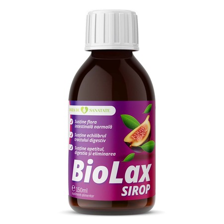 Supliment alimentar laxativ Doza de Sanatate Sirop Biolax, 150ml