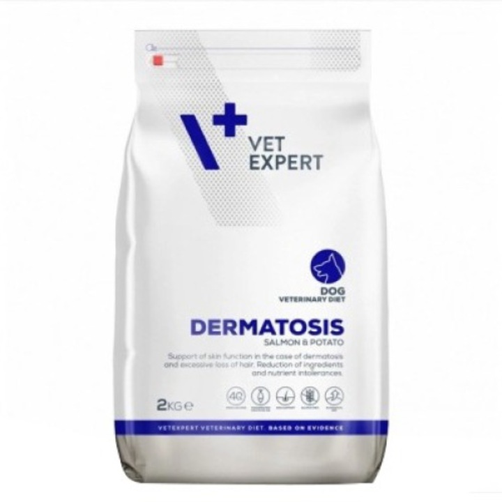 Суха храна за кучета, Vet Expert Dermatosis dog Salmon&Potato, 2 кг