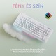 Logitech G713 Gamer billentyűzet, Tactile kapcsolók, Fehér
