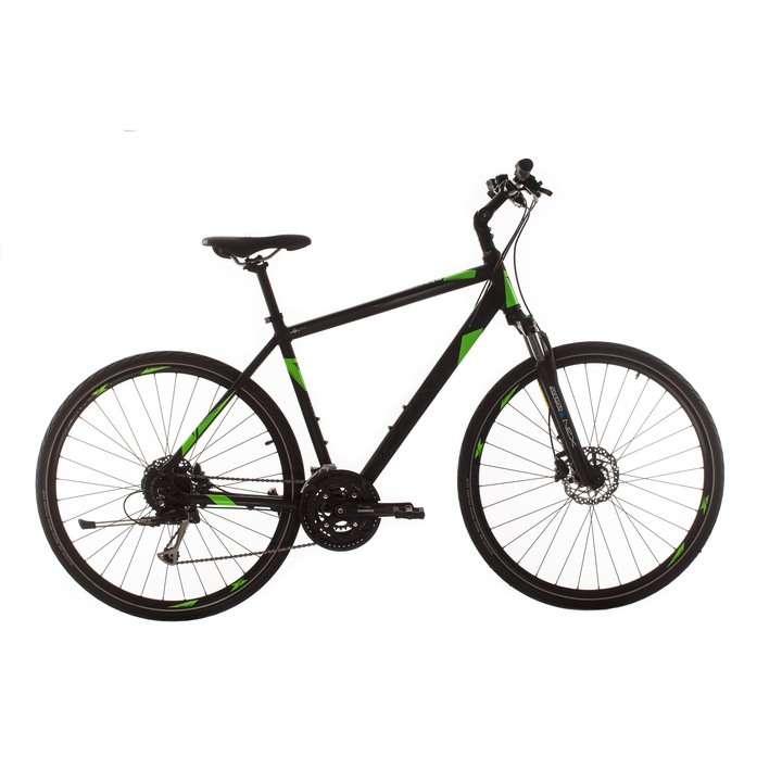 Велосипед SPRINT Sintero, Plus, Man 28 ", 520 мм, Черен със зелено