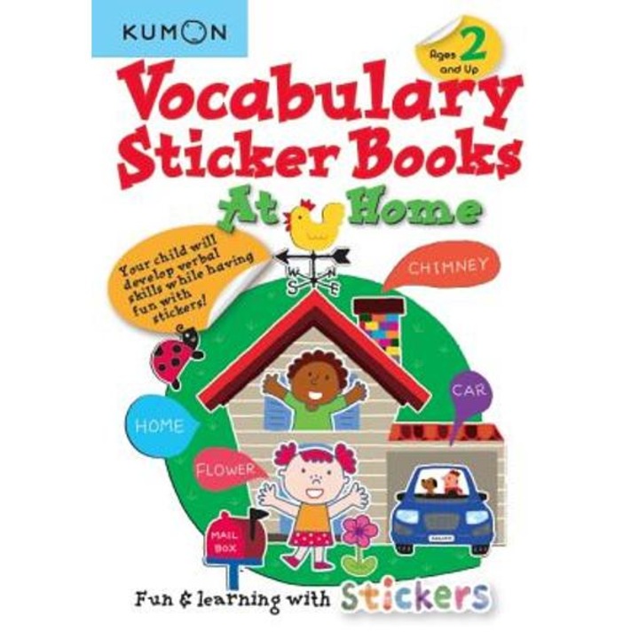 Vocabulary Sticker Books at Home - Kumon