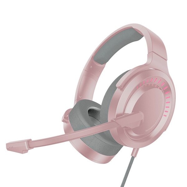 Casti gamer cu fir, Baseus, GAMO D05, Roz - eMAG.ro