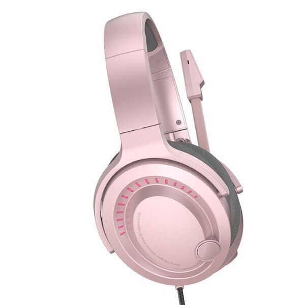 Casti gamer cu fir, Baseus, GAMO D05, Roz - eMAG.ro