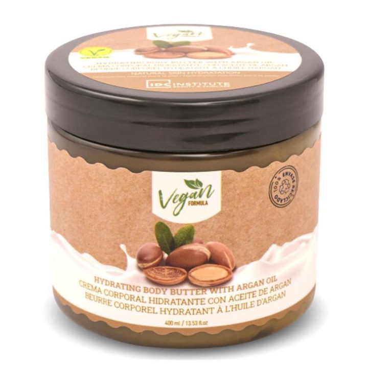 Vegán testvaj argán olajjal IDC Institute 99629, 400ml