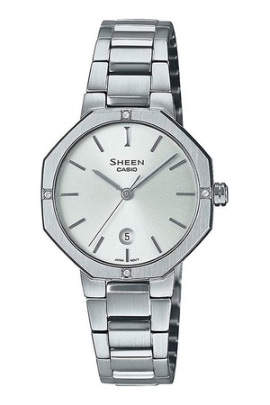 Casio, Часовник от неръждаема стомана, Сребрист