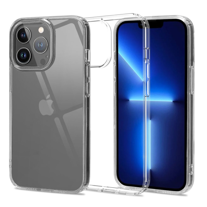 TECH-PROTECT FlexAir Hybrid tok Apple iPhone 12 / 12 Pro telefonhoz, átlátszó