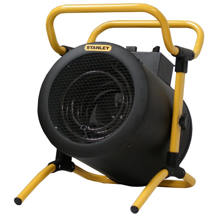 Incalzitor electric industrial Stanley ST-55-401-E, 5000 W, 2 trepte de putere, Termostat