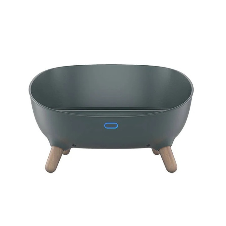 Pat PETONEER COZY Sofa Smart pentru pisici de pana la 15 kg, Reglare temperatura automata, Control aplicatie, WiFi, Gri