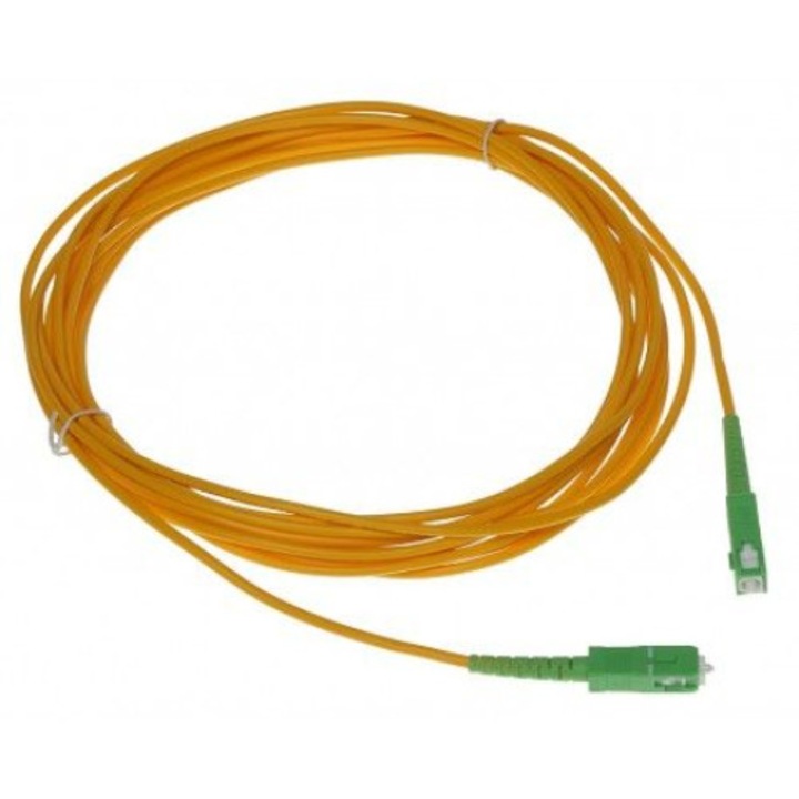 Patchcord egymódusú SC/APC - SC/APC 5 m
