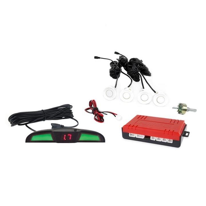 Parkolásérzékelők LED kijelzővel, fehér, fi22 02283 Amio