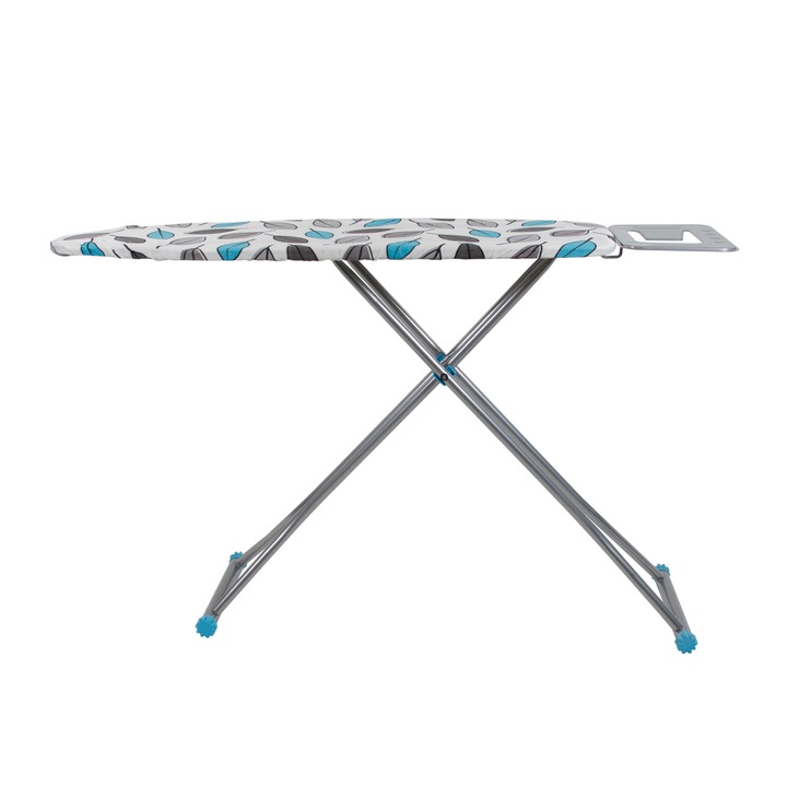 Masa de calcat cu cadru metalic SYNO, 110 x 90 x 34 cm, Negru