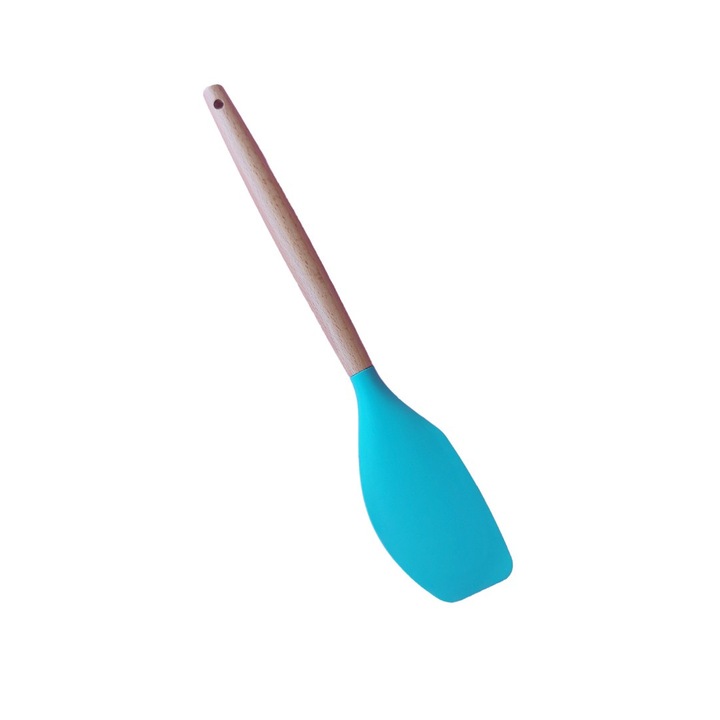 Spatula din lemn cu silicon, 30 cm, 201COF