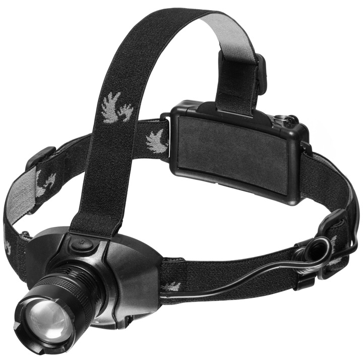 LED фенерче, Mactronic, С функция за фокусиране, 180 lm, Черно