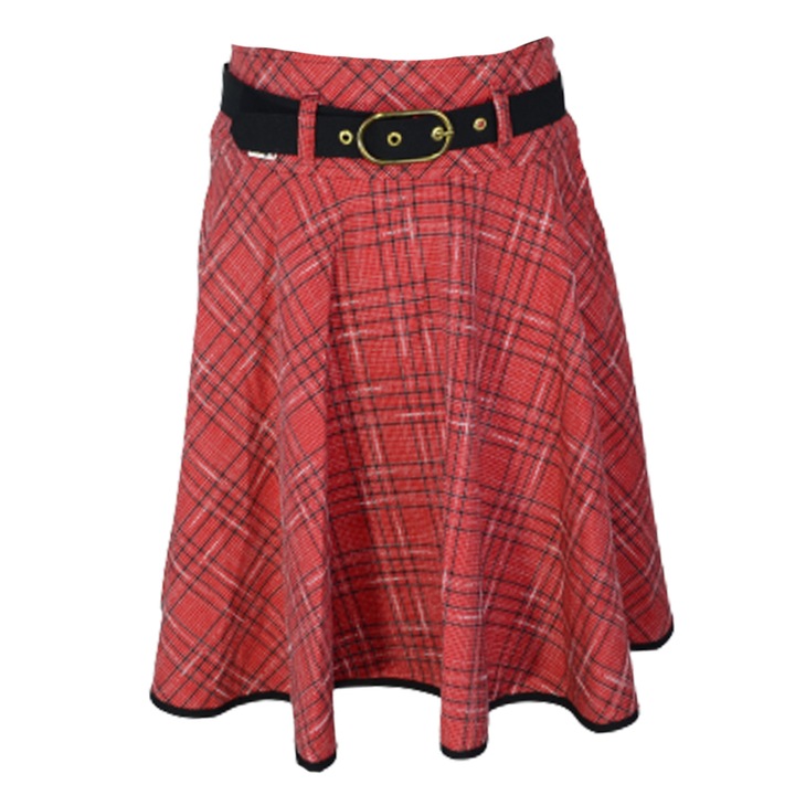 Елегантна пола за момиче Mini Junior 2065-B-158, Червена 81055