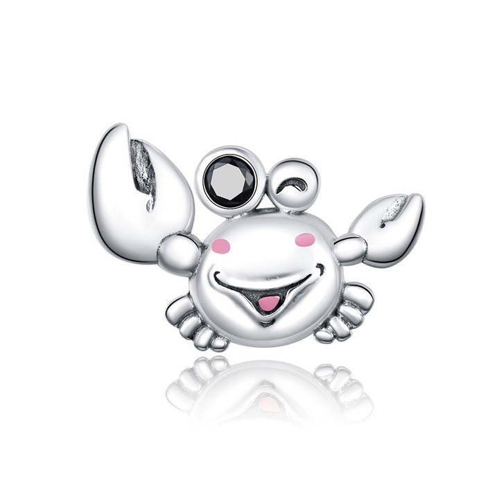 Talisman din argint Mister Crab